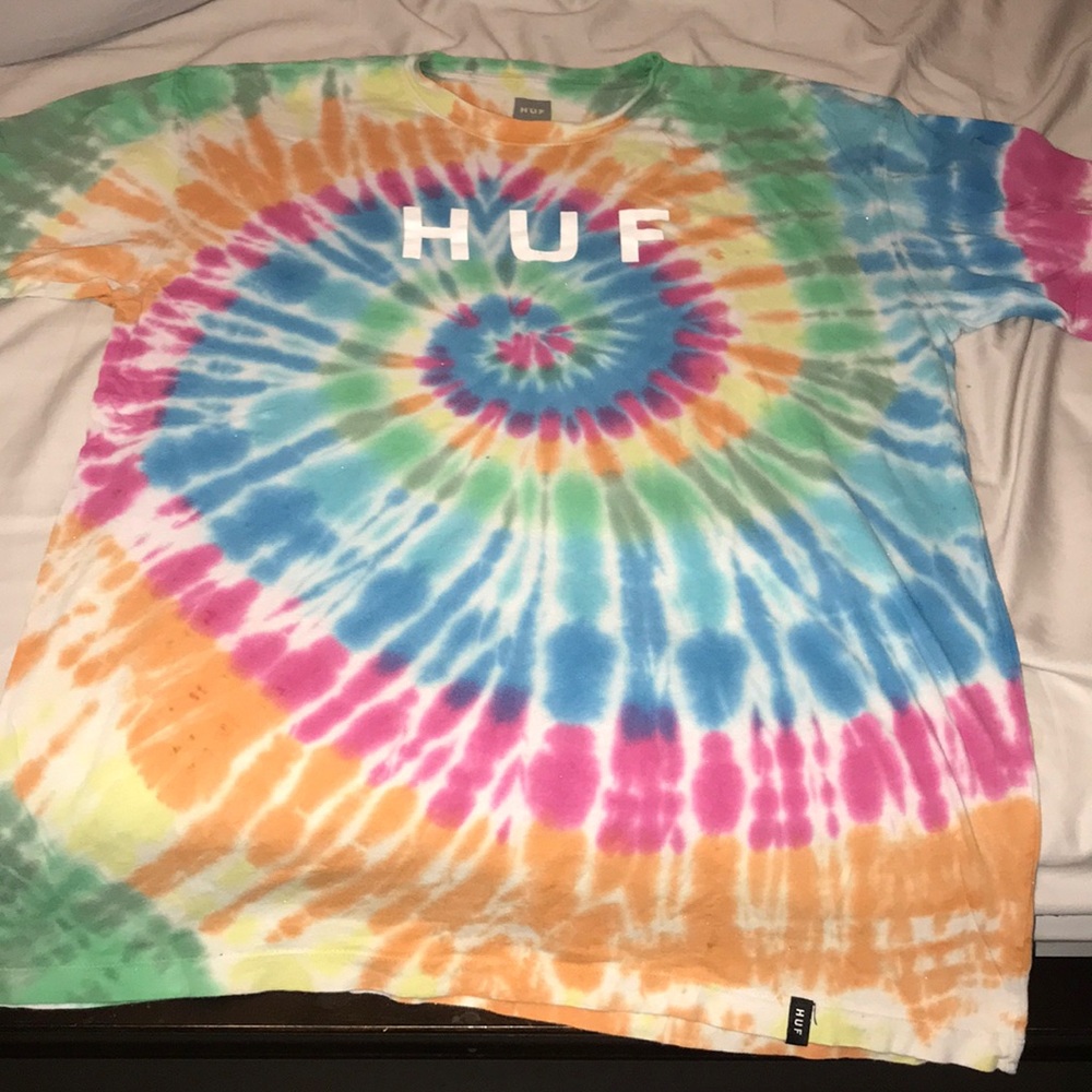 RARE HUF tye dye shirt